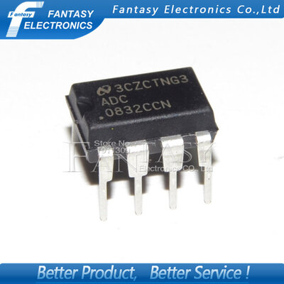 

2PCS ADC0832CCN DIP8 ADC0832 DIP new&original Free shipping