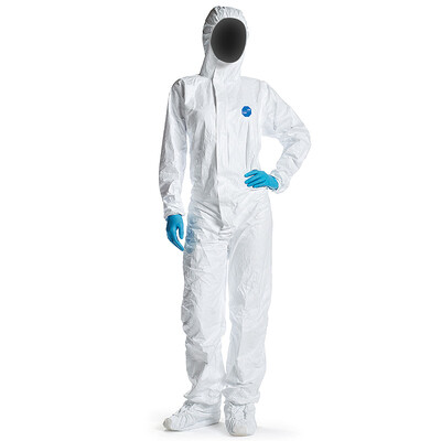 

DuPont DU PONT 1422A protective clothing overalls breathable hooded paint spray paint overalls strong waterproof dust-proof clothing electrostatic clothing XL code