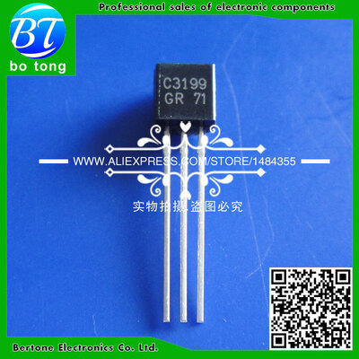 

50Pcs/Lot Triode in-liner TO-92 0.15A 50V NPN C3199 2sc3199 KTC3199 Transistor