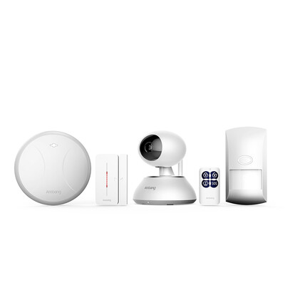 

Antbang T1001 Smart Home Security Monitor Set Wireless Network HD IR Night Vision Camera Smoke Detector Magnetic Infrared Detector