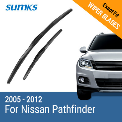 

SUMKS Wiper Blades for Nissan Pathfinder 24"&18" Fit Hook Arms 2005 2006 2007 2008 2009 2010 2011 2012