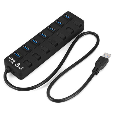 

Super Speed 5Gbps 7 портов USB 3.0 концентратор с коммутатором независимых
