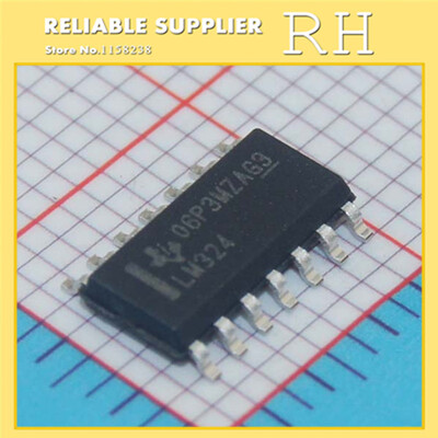 

200pcslot LM324 LM324DR SOP-14 Quad Operational Amplifier