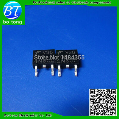 

Free Shipping 50pcslot FQD2N60CTM FQD2N60C 2N60C TO-252 New&original
