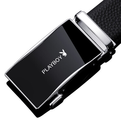 

Playboy PLAYBOY belt mens automatic buckle layer leather belt mens business casual wild belt PDF5020-8B