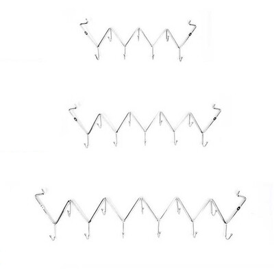 

Bingyou stainless steel coat hook bathroom hook hook fitting room hook behind the door creative hook 9 hook