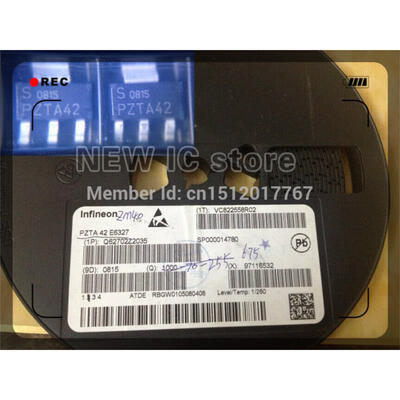 

Free Shipping One Lot 30PCS PZTA42 TRANS AMP NPN GP 300V SOT-223 PZTA42 original