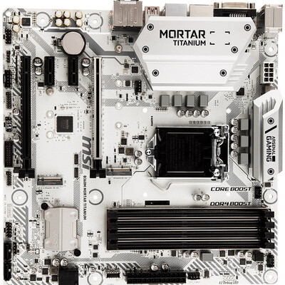 

MSI B360M MORTAR TITANIUM Motherboard Intel B360LGA 1151