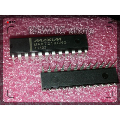 

10pcs/lot MAX7219CNG MAX7219 DIP-24 Free Shipping