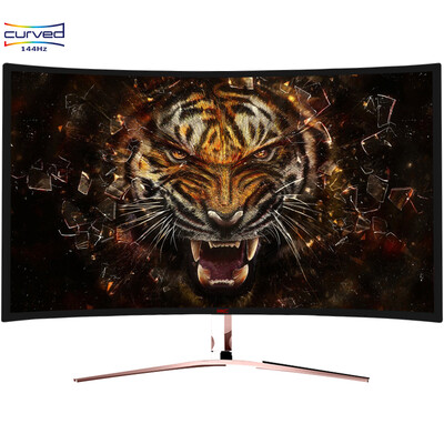 

Hui Ke (HKC) G4Plus 23,6 дюйма 144 Гц обновить 1800R изогнутый профессиональный игровой компьютер для игры в цыплёнок для хоккея для настольных компьютеров (HDMI / DP / DVI)