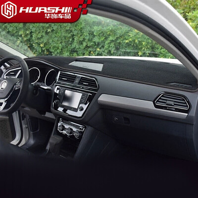

Huashi Volkswagen Touran L light pad Tuan L central control instrument panel sunscreen insulation light pad automotive supplies modification with embroidery black edge