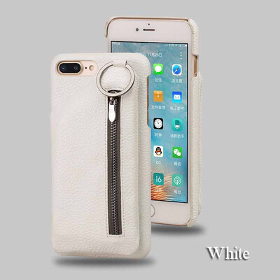 

LANGSIDI Genuine Leather Phone Case For iPhone 7 Plus Case Litchi Texture Back Cover Wallet Style