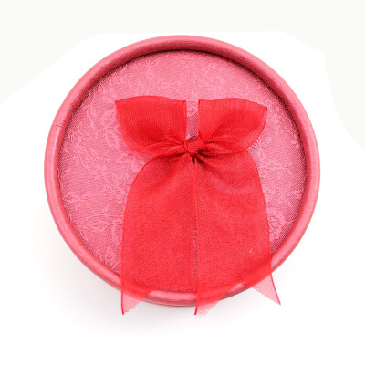 

Vanker Chic Bowknot Jewelry Necklace Ring Earring Package Box Gift Case Display Holder Red