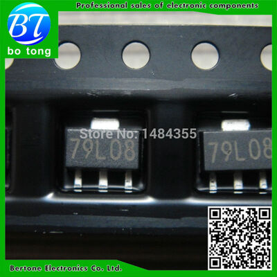 

Free shIpping 100pcsLOT 79L08 Three-terminal voltage regulator circuit SOT-89 transistor