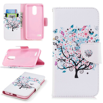 

BEFOSPEY Painting PU LeatherSoft TPU Card Slot Stand Wallet Case For LG K8201850"