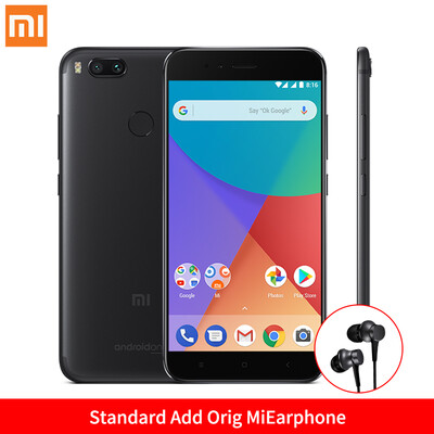 

Глобальная Версия Xiaomi Mi A1 4GB 64Gb смартфон Snapdragon 625 Octa Core 5.5 " FHD дисплей с двумя камерами 12MP + 12MP Android 7