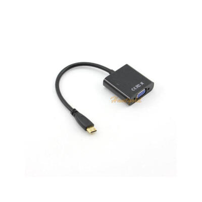 

Brand NEW Mini HDMI Male to VGA Female Video Converter Adapter35mm Audio Cable