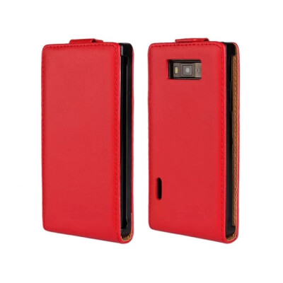 

MOONCASE Magnetic Closure Style Premium PU Leathe Top Flip Pouch Case Cover for LG Optimus L7 P700 P705