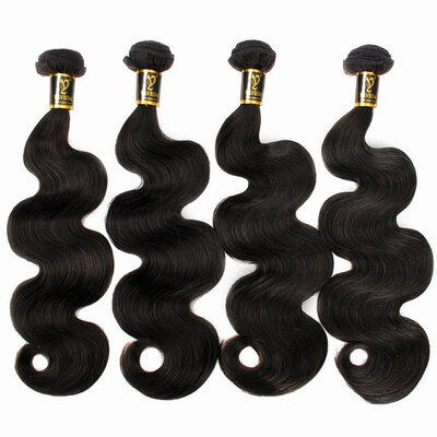 

YAVIDA Hair Brazilian Body Wave Virgin Hair 4 Bundles Body Wave Brazilian Hair Weave Bundles Human Hair Weave