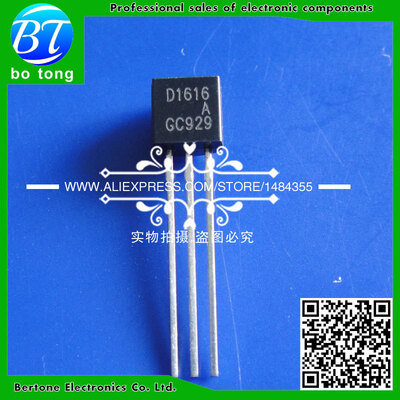 

50PCS B1116 25pcs + D1616 25pcs 2SD1616 2SB1116 Transistor TO-92 Triode Transistor 2SB1116A 2SD1616A