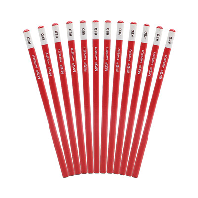 

Dawn  & G hexagonal wood pencil can cut wood pencil sketch drawing student pencil red 12 stick stationery AWP35721