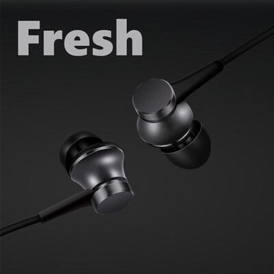 

Оригинальные наушники Xiaomi Piston Fresh 3 с микрофоном Mic Handsfree Провод управления Xiomi In-ear 3,5M Поддержка шумоподавления