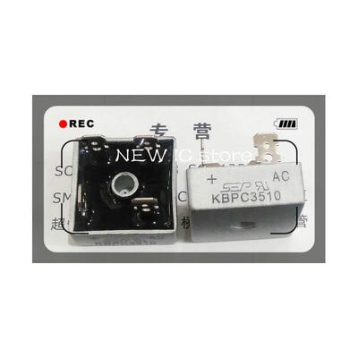 

Free shipping 10PCSLOT KBPC3510 35A1000V Bridge Rectifier Square Best quality