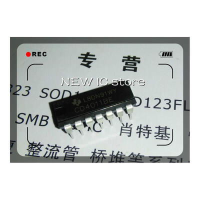 

Free shipping 500pcs CD4011BE CD4011 4011 DIP14 IC Best quality