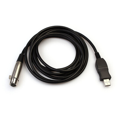 

3M 10FT USB 20 Male to XLR Female Microphone Mic Audio Cable For Windows Vista