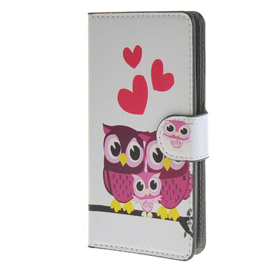 

MOONCASE Сова стиль Кожа боковой паз флип Бумажник карты Стенд Чехол чехол для LG Optimus C70 H440 / A12