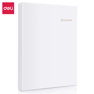 

Deli deli music series 40 pages A4 insert bag information book file folder folder student paper storage bag layer cloud white single only 72413