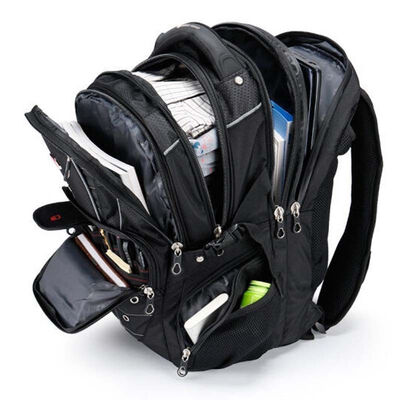 

17" Swiss Gear Macbook laptop backpack Waterproof hiking Traveling Bag Students Bookbag Rucksack