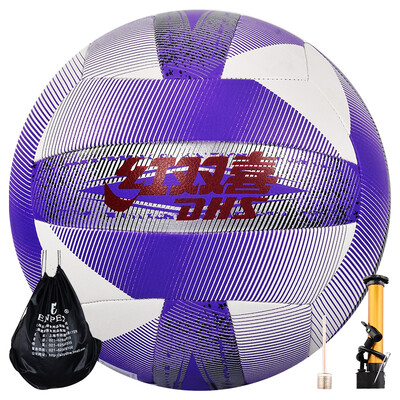 

Double Happiness DHS Indoor&Outdoor Competition PU Material Soft Volleyball No 5 Beach Volleyball FV5-001B