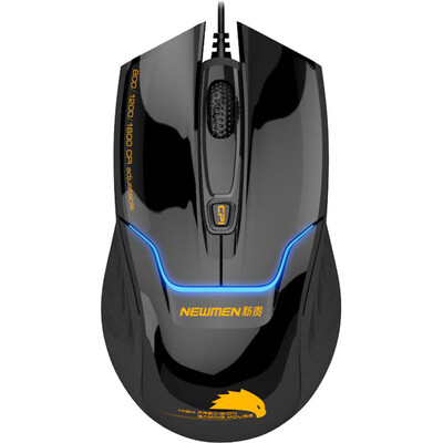 

Upscale (Newmen) N400 проводная игра светлая мышь черный USB