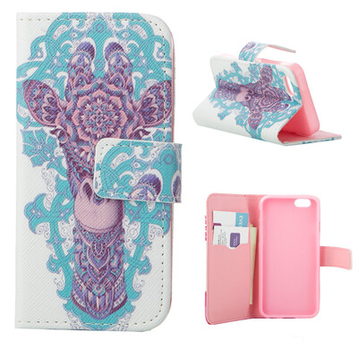 

MOONCASE ЧЕХОЛ ДЛЯ iPhone 5G / 5S Flip PU Leather Fold Wallet Card Slot Kickstand Back [Pattern series] /a04