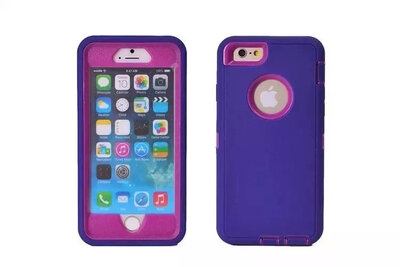 

мити 11colors конфеты однородный цвет робота, 3 в 1 смешанной ударостойкой большегрузных защитника PC силикон обратно в случае iphone6 / 6 с 4,7