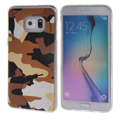 

MOONCASE Samsung Galaxy S6 Edge Plus ЧЕХОЛ ДЛЯ Slim Soft Silicone Gel TPU Skin Protective Brown