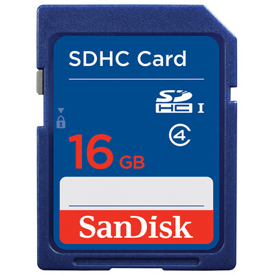 

SanDisk 16GB SDHC memory card Class4 SD card