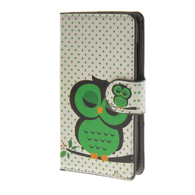 

MOONCASE Owl style Leather Wallet Flip Card Slot Stand Pouch чехол для Microsoft Lumia 430 A14