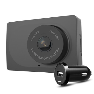 

YI Xiaomi Compact Dash Camera 1080p Full HD Car Dashboard Camera with 27 inch LCD Screen 130 WDR Lens G-Sensor Night Vision Black
