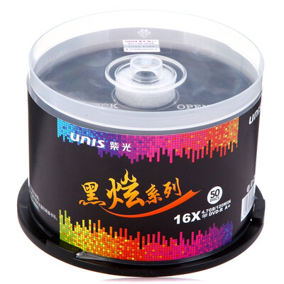 

Purple UNIS DVD-R 16 Speed ​​47G Black Hyun Series Bottles 50 discs