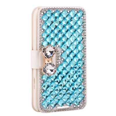 

Nice Women Wallet Bling Crystal Diamond Leather Case Cover Protector For iPhone 44s