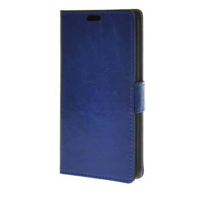 

MOONCASE Smooth PU Leather Flip Wallet Card Slot Bracket Back чехол для Huawei Ascend Y635 Blue