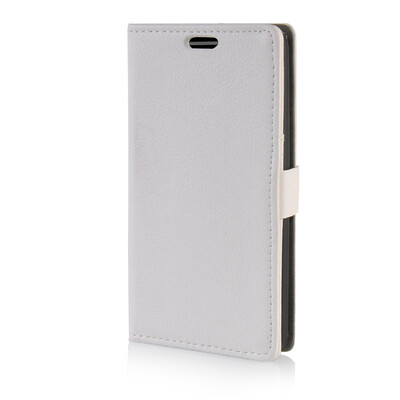 

MOONCASE Litch Skin Leather Side Flip Wallet Card Slot Pouch Stand Shell Back ЧЕХОЛ ДЛЯ LG G3 Stylus D690 White