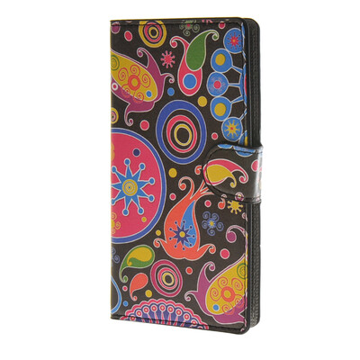 

MOONCASE Flower style Leather Wallet Flip Card Slot Stand Pouch чехол для LG G4 MINI A08