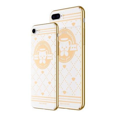 

Teddy Collection Apple 87Plus Mobile Shell iPhone87 Plus Cartoon Cover Plating Transparent Silicone Soft shell Mini Teddy