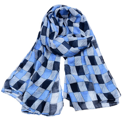

Jeouly plaid scarves women blanket Echarpes Foulard Femm long voile scarf sunscreen shawls black hijab wraps cachecol marcas