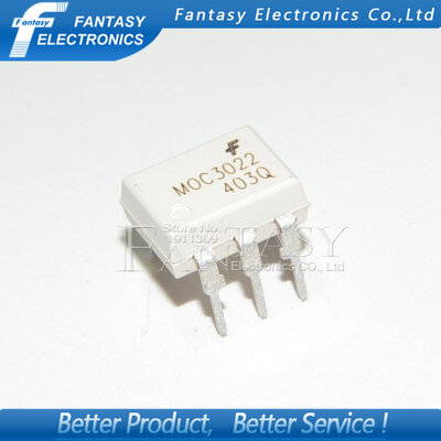 

50PCS MOC3022 DIP6 DIP new and original IC free shipping