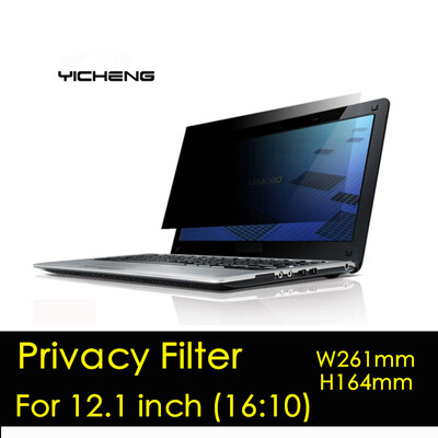 

121 inch Widescreen 1610ratio Privacy Filter for Laptop Screen sizeWxH 1028"x646" 261x164mm Anti-Glare