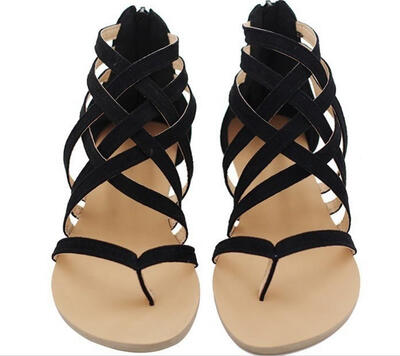 

Womens Flip Flop Gladiator Flat Sandal Fisherman Sandal Summer new Europe&the United States explosion models womens shoes fl